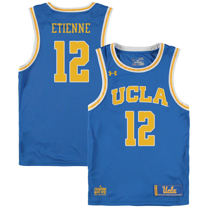 Men #12 Mac Etienne UCLA Burins College Basketball Jerseys Sale-Blue - Click Image to Close